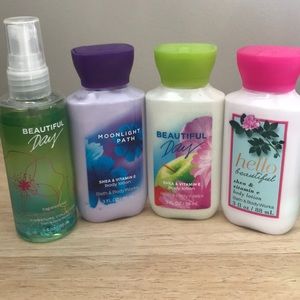 Bath & Body Works body lotion and fragrance mist